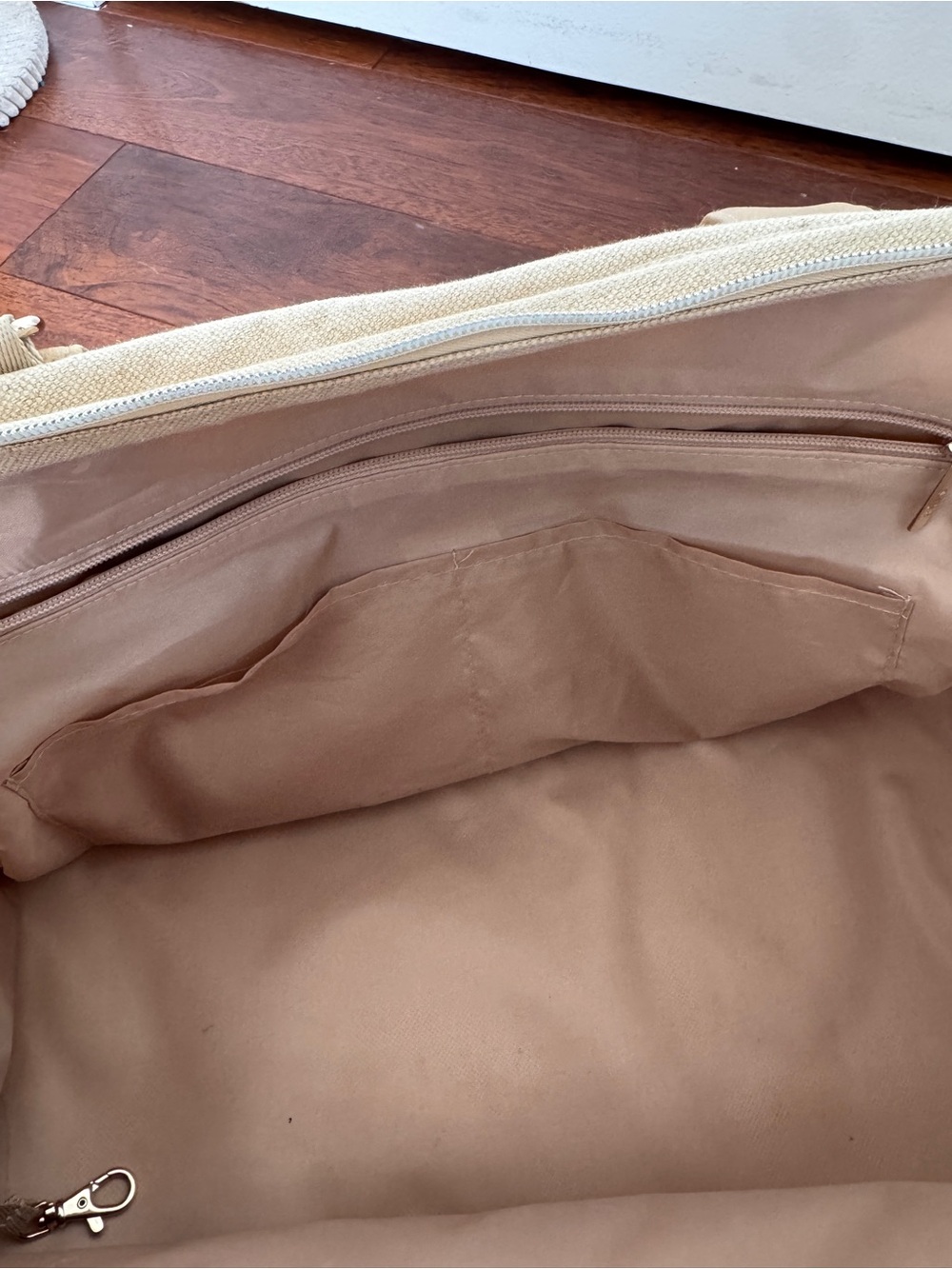 BÉIS Original Canvas Weekender Bag | Travel Carry-On with Bottom Compartment - Picture 13 of 15